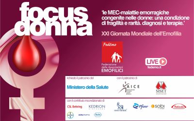 Le MEC-malattie emorragiche congenite nelle donne: una condizione di fragilità e rarità. Diagnosi e terapie.