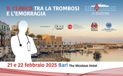 IL CLINICO TRA LA TROMBOSI E L’EMORRAGIA – BARI ACADEMY III EDIZIONE