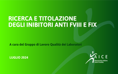 RICERCA E TITOLAZIONE DEGLI INIBITORI ANTI FVIII E FIX