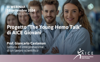 III WEBINAR Progetto “The Young Hemo Talk” a cura di AICE Giovani