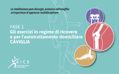 FASE 1 –  Gli esercizi in regime di ricovero e per l’autotrattamento domiciliare CAVIGLIA