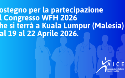 Sostegno per la partecipazione al Congresso WFH 2026 che si terrà a Kuala Lumpur (Malesia) dal 19 al 22 Aprile 2026