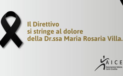 Il direttivo si stringe al dolore della dr.ssa Maria Rosaria Villa
