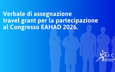 Esito selezione – Travel Grant AICE per la partecipazione al Congresso EAHAD 2026